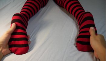 Erotic Foot Massage And Sock Tease Seduction