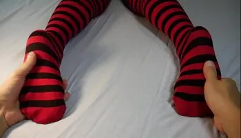 Erotic Foot Massage And Sock Tease Seduction